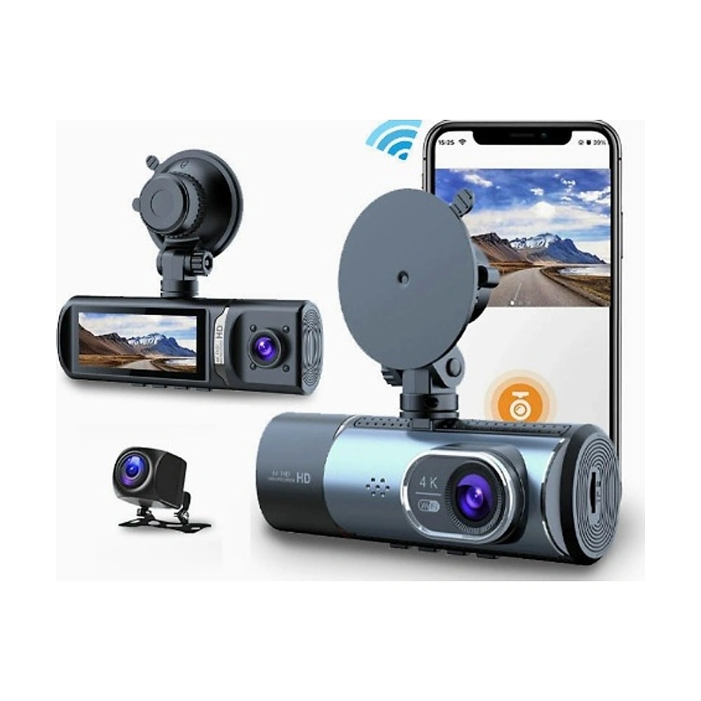 DashCam 4K Trio GPS, vue 2